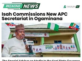 Isah Commissions New APC Secretariat in Ogaminana