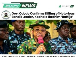 Gov. Ododo Visits Iluke Community, Confirms Killing of Notorious Bandit Leader, Batijo