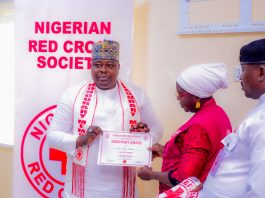 Red Cross Confers Honorary Membership on Ododo’s Media Aide