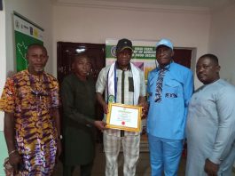 Kogi Agric Commissioner Receives Peace Award