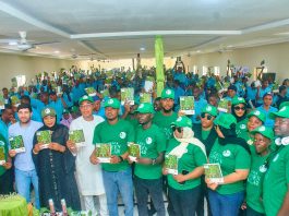 Ladi Jatto Flags Off Distribution of Writing Materials, Reusable Pads in Kogi Central
